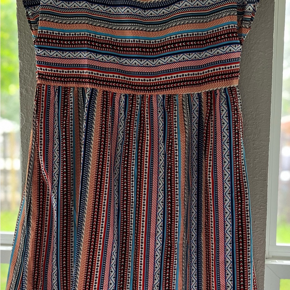 Multicolor Striped Dress - Picture 3 of 3